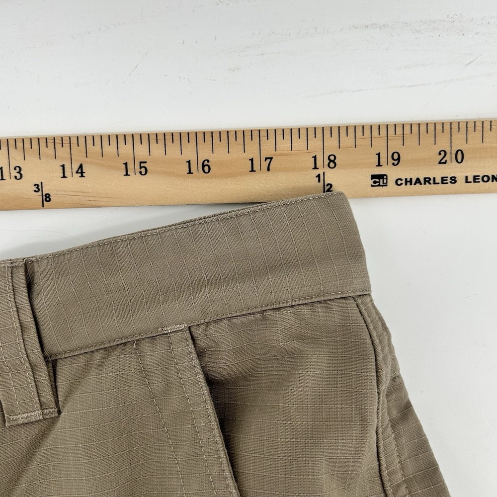 Tactical Cargo Pants Mens 36x31 Khaki Fleece Lined Outdoor Utility - Picture 12 of 13